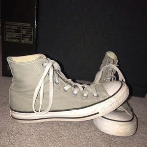 Gray Hightop Converse